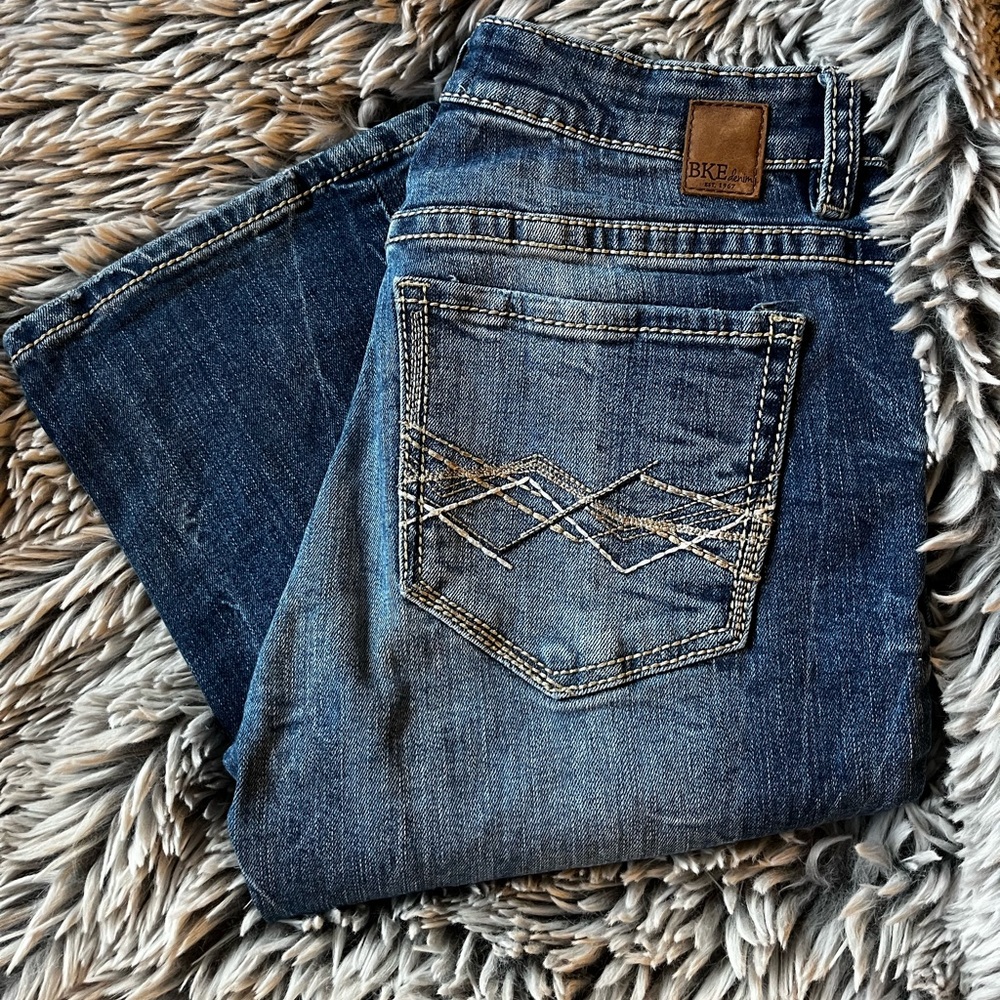 Stella mid-rise bootcut BKE denim 27R